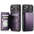 iPhone 17 Pro/18 Pro Caseme C22 Case RFID Card Wallet - Purple
