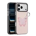 iPhone 17 Pro Dux Ducis Luvy Case with Finger Ring/Hand Strap - Light Pink / Butterfly