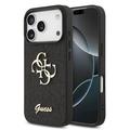 iPhone 17 Pro Guess Fixed Glitter 4G Metal Logo Case