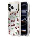 iPhone 17 Pro Guess Mirror Glitter Cherry Hybrid Case - MagSafe Compatible