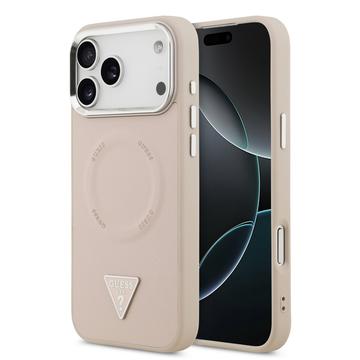 iPhone 17 Pro Guess Triangle Logo Case - MagSafe Compatible - Pink