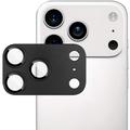 iPhone 17 Pro Imak Full Cover Metal and Tempered Glass Camera Lens Protector - Black