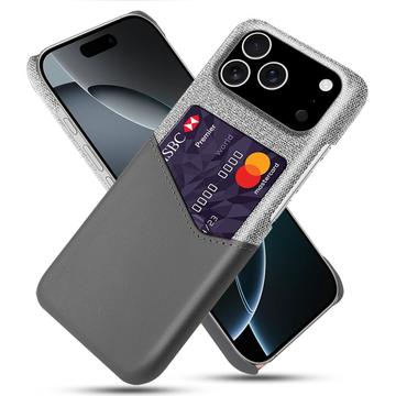 iPhone 17 Pro KSQ Case with Card Pocket - Grey
