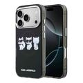 iPhone 17 Pro Karl Lagerfeld IML Choupette Trio Watercolor Case - MagSafe Compatible - Black