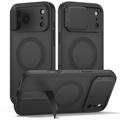 iPhone 17 Pro Max/18 Pro Max Tech-Protect Kevlar Aura Case - MagSafe Compatible - Black
