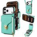 iPhone 17 Pro Max All-in-One Case with Wallet & Strap - Mint