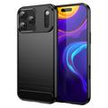 iPhone 17 Pro Max Brushed TPU Case - Carbon Fiber