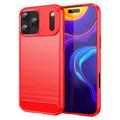iPhone 17 Pro Max Brushed TPU Case - Carbon Fiber