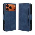 iPhone 17 Pro Max Cardholder Wallet Case - Blue
