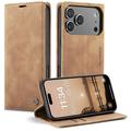 iPhone 17 Pro Max Caseme 013 Series Wallet Case - Brown