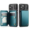 iPhone 17 Pro Max Caseme C22 Case RFID Card Wallet - Green