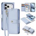 iPhone 17 Pro Max Dux Ducis Lawa Wallet Leather Case w. Magnetic Cover - Baby Blue