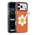 iPhone 17 Pro Max Dux Ducis Luvy Case with Finger Ring/Hand Strap - Orange / Daisy