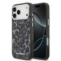 iPhone 17 Pro Max Karl Lagerfeld IML Leopard Case - MagSafe Compatible - Grey