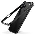 iPhone 17 Pro Max Metal Bumper with Raised Edges - Black