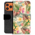 iPhone 17 Pro Max Premium Wallet Case - Pink Flowers