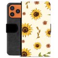 iPhone 17 Pro Max Premium Wallet Case - Sunflower