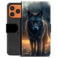 iPhone 17 Pro Max Premium Wallet Case - Wolf