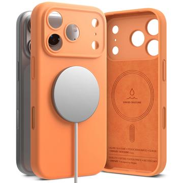 iPhone 17 Pro Max Ringke Liquid Silicone MagSafe Case - Tangerine