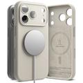iPhone 17 Pro Max Ringke Liquid Silicone MagSafe Case - Stone