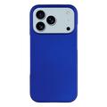 iPhone 17 Pro Max Rubberized Plastic Case - Blue