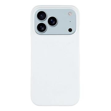 iPhone 17 Pro Max Rubberized Plastic Case - White