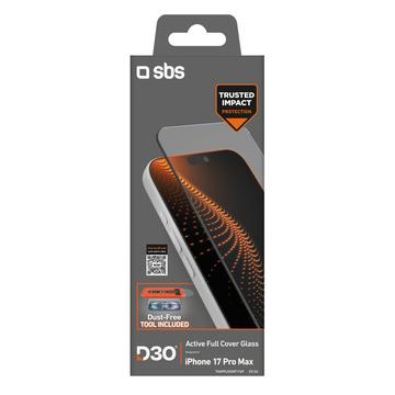 iPhone 17 Pro Max SBS D3O Active Full Cover Tempered Glass Screen Protector with Frame