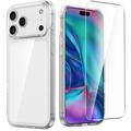 iPhone 17 Pro Max Saii 2-in-1 TPU Case & Tempered Glass Screen Protector - 9H