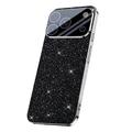iPhone 17 Pro Max Sparkling Glitter Hybrid Case - Black