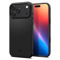 iPhone 17 Pro Max Spigen Enzo Aramid T Mag Case - MagSafe Compatible - Black / Silver