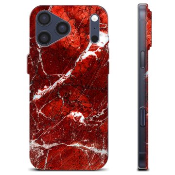 iPhone 17 Pro Max TPU Case - Red Marble