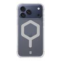 iPhone 17 Pro Max Tactical MagForce Hexagon Case - MagSafe Compatible - White / Transparent
