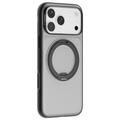iPhone 17 Pro Max Torras O Fitness Case with 360 Kickstand - MagSafe Compatible - Black