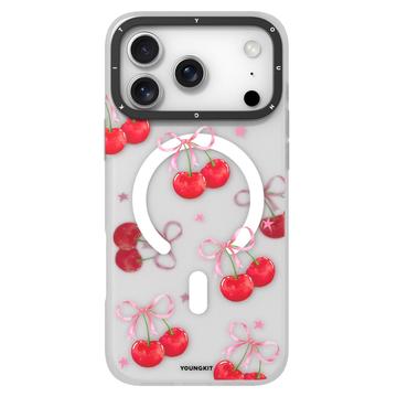 iPhone 17 Pro Max Youngkit Sweetheart Story Series MagSafe TPU Case - Cherry