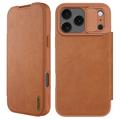 iPhone 17 Pro Nillkin Qin Pro Flip Case - Brown