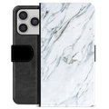 iPhone 17 Pro Premium Wallet Case - Marble