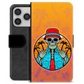 iPhone 17 Pro Premium Wallet Case - Skeleton Summer