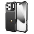 iPhone 17 Pro TPU Case with Card Holder - Black