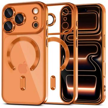 iPhone 17 Pro Tech-Protect MagFlex Case - MagSafe Compatible - Clear / Cosmic Orange
