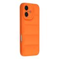 iPhone 17 Puffer Jacket Shockproof TPU Case - Orange