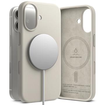 iPhone 17 Ringke Liquid Silicone MagSafe Case - Stone