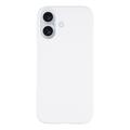 iPhone 17 Rubberized Plastic Case - White