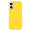 iPhone 17 Rubberized Plastic Case - Yellow