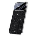 iPhone 17 Sparkling Glitter Hybrid Case - Black
