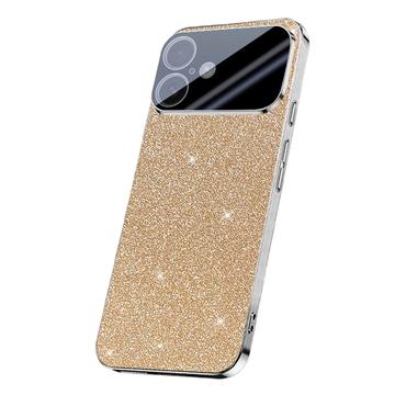 iPhone 17 Sparkling Glitter Hybrid Case - Gold