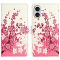 iPhone 17 Style Series Wallet Case - Pink Flowers