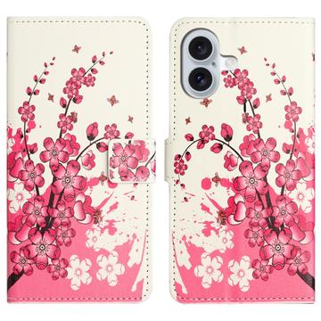 iPhone 17 Style Series Wallet Case - Pink Flowers