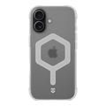 iPhone 17 Tactical MagForce Hexagon Case - MagSafe Compatible - White / Transparent