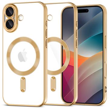 iPhone 17 Tech-Protect MagFlex Case - MagSafe Compatible - Clear / Gold