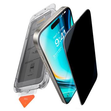 iPhone 17 Torras GlassGo Privacy Tempered Glass Screen Protector with Auto-Align Frame
